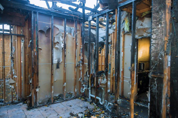 Professional Fire Damage Removal technician working in Wilmerding, PA